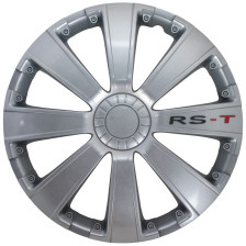 4-Delige Wieldoppenset RS-T 14-inch zilver